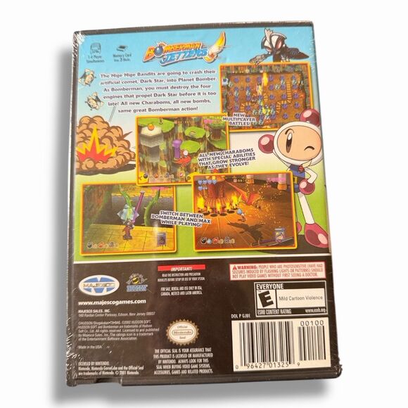 Bomberman Jetters (Nintendo GameCube, 2004) *BRAND NEW SEALED* Rated Everyone - Picture 2 of 6